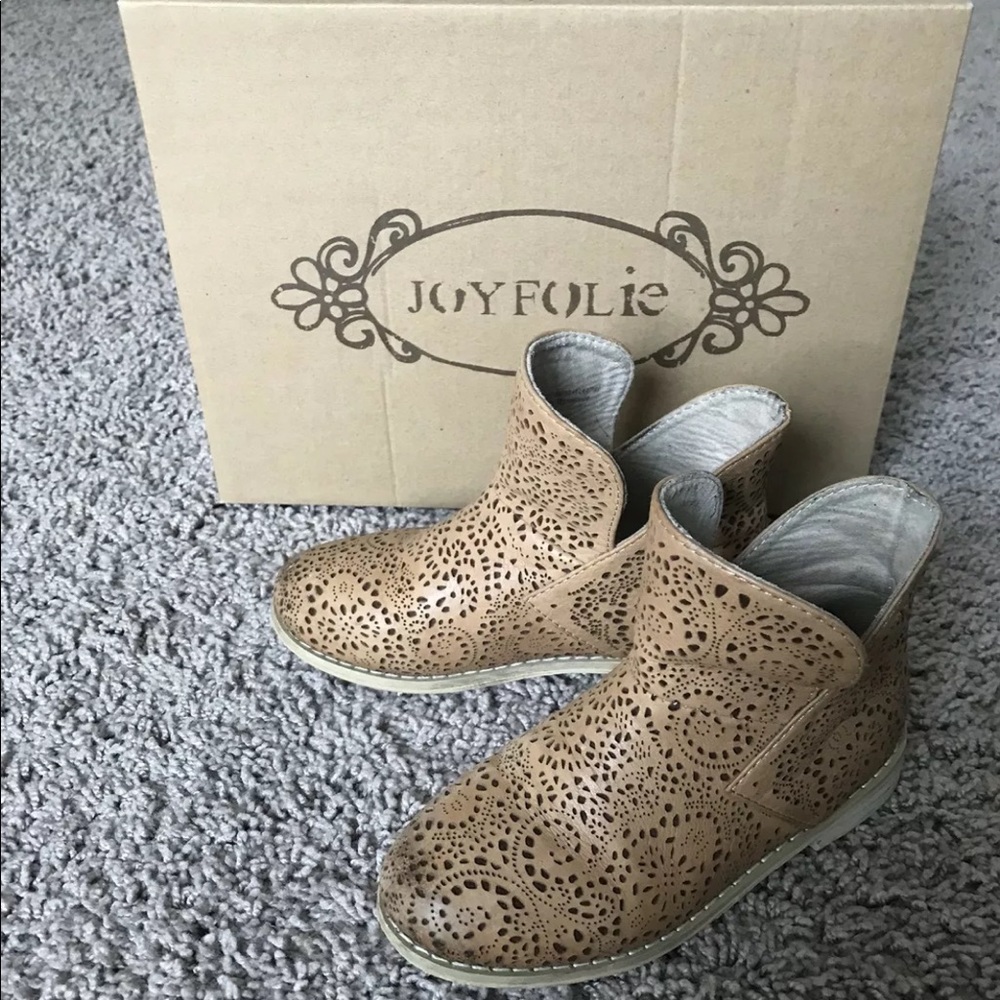 Joyfolie Toddler Girl Daisy Booties Size 9